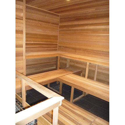 8x12 Cedar Sauna Materials Package Cedarbrook Sauna Steam