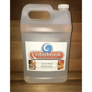 Restore sauna wood oil bottled by cedarbrook sauna + steam