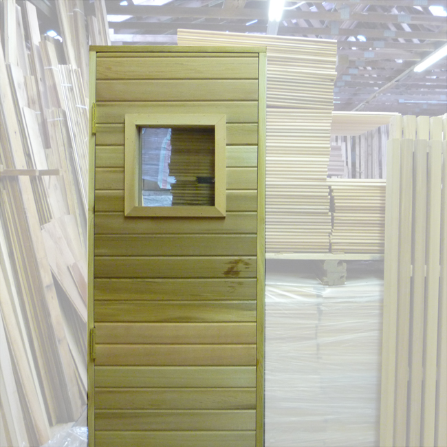 5x5 Indoor Sauna Kit / Freestanding Pre-Fab Modular 3 13x13 home sauna door