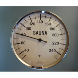 5" Chrome Sauna Thermometer