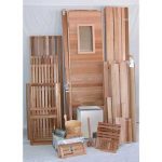 6×10 Cedar Sauna Materials Package