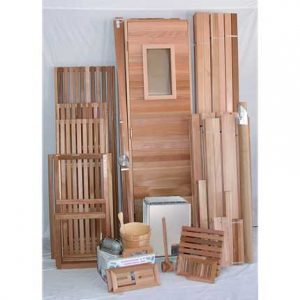 6'x10' Sauna Kit | DIY Precut + Heater Package