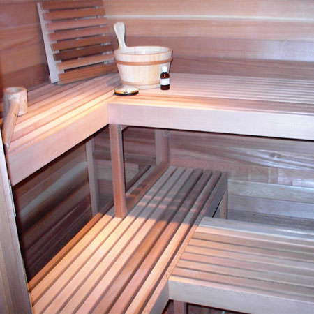 Custom 6x7 Indoor Sauna Kit / Freestanding Pre-Fab Modular | Cedarbrook Sauna + 6X7PF