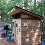 sauna slant roof photo