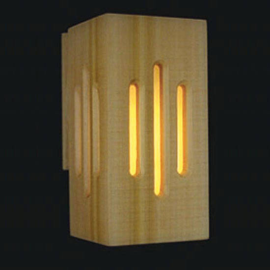 One Piece Cedar Sauna Wall Light | Cedarbrook Sauna + Steam