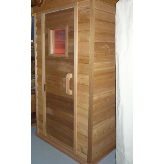 Custom 3x4 Indoor Home Sauna Kit / Freestanding Pre-Fab Modular | Cedarbrook Sau 3X4PF