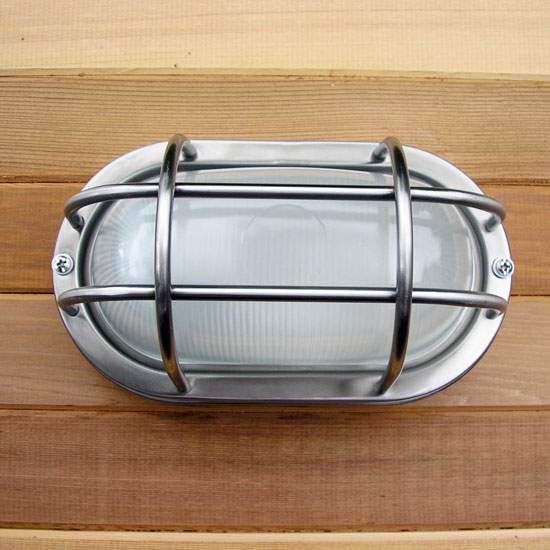 Marine Style Oval Bulkhead Light