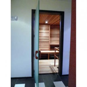 Commercial Glass Sauna Door
