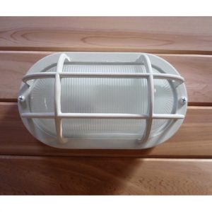 Oval Marine Bulk Head Light (White)