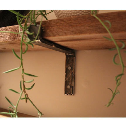 Hand-Forged Steel Brackets | Cedarbrook Sauna + Steam
