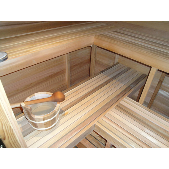 Custom 5x8 Indoor Sauna Kit / Freestanding Pre-Fab Modular | Cedarbrook Sauna + 5X8PF
