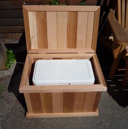 18x24" Storage Bench + Cedar Chest | Cedarbrook Sauna + Steam 18X24SBCC