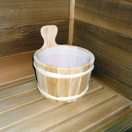 Cedar Sauna Bucket Cedarbrook Sauna + Steam