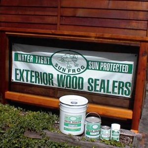 Sun Frog Sauna Sealer / Deck Sealer (1 gal.) | Saunas & Decks