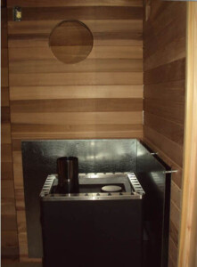 Wooder 20ks with metal stove pipe hole