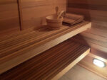 Hot Yoga Benches Retracted Position