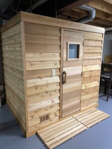 Custom 5x6 Indoor Sauna Kit / Freestanding Pre-Fab Modular