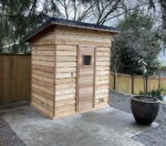 4×6 Outdoor Home Sauna Kit / Freestanding Pre-Fab Modular