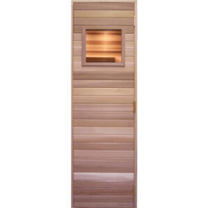 Cedar Clad Door + Small Window