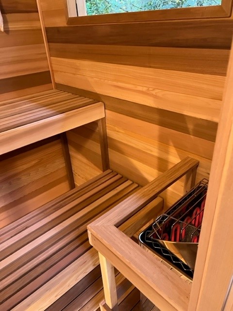 5x7 Indoor Home Sauna Kit / Freestanding Pre-Fab Modular 2 5x7 Indoor Sauna Kit