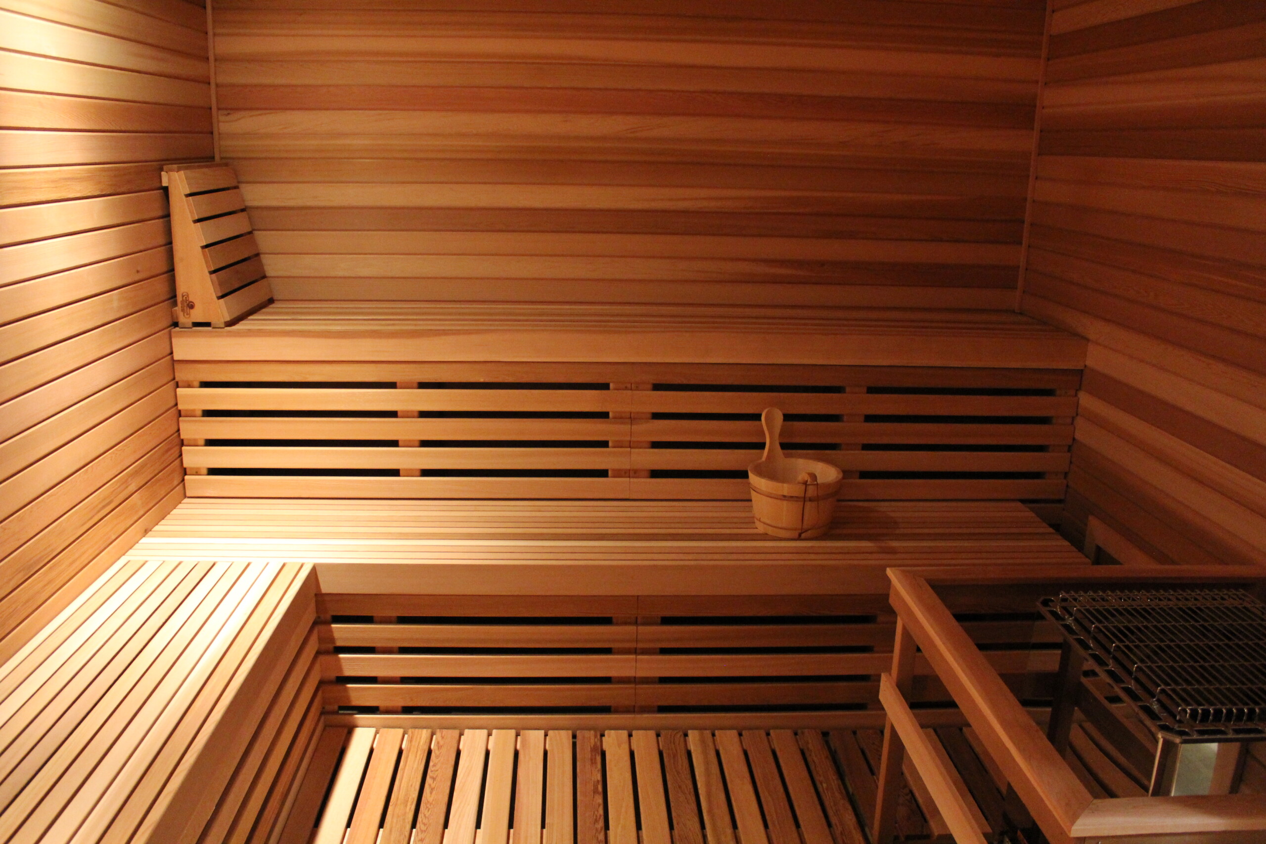 8x8 Cedar Sauna Materials Package 1 8x8 Cedar Sauna Room / Less Light