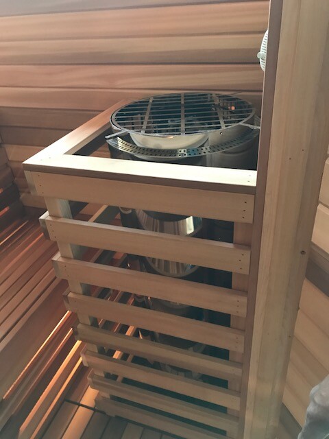 Harvia Cilindro 8kW Sauna Heater / Built-in Controls