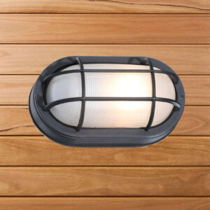 Marine Style Oval Light - Black