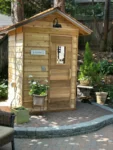 4×4 Outdoor Home Sauna Kit / Freestanding Pre-Fab Modular