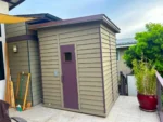 6×7 Outdoor Trumpkin Sauna Kit / Freestanding Pre-Fab Modular