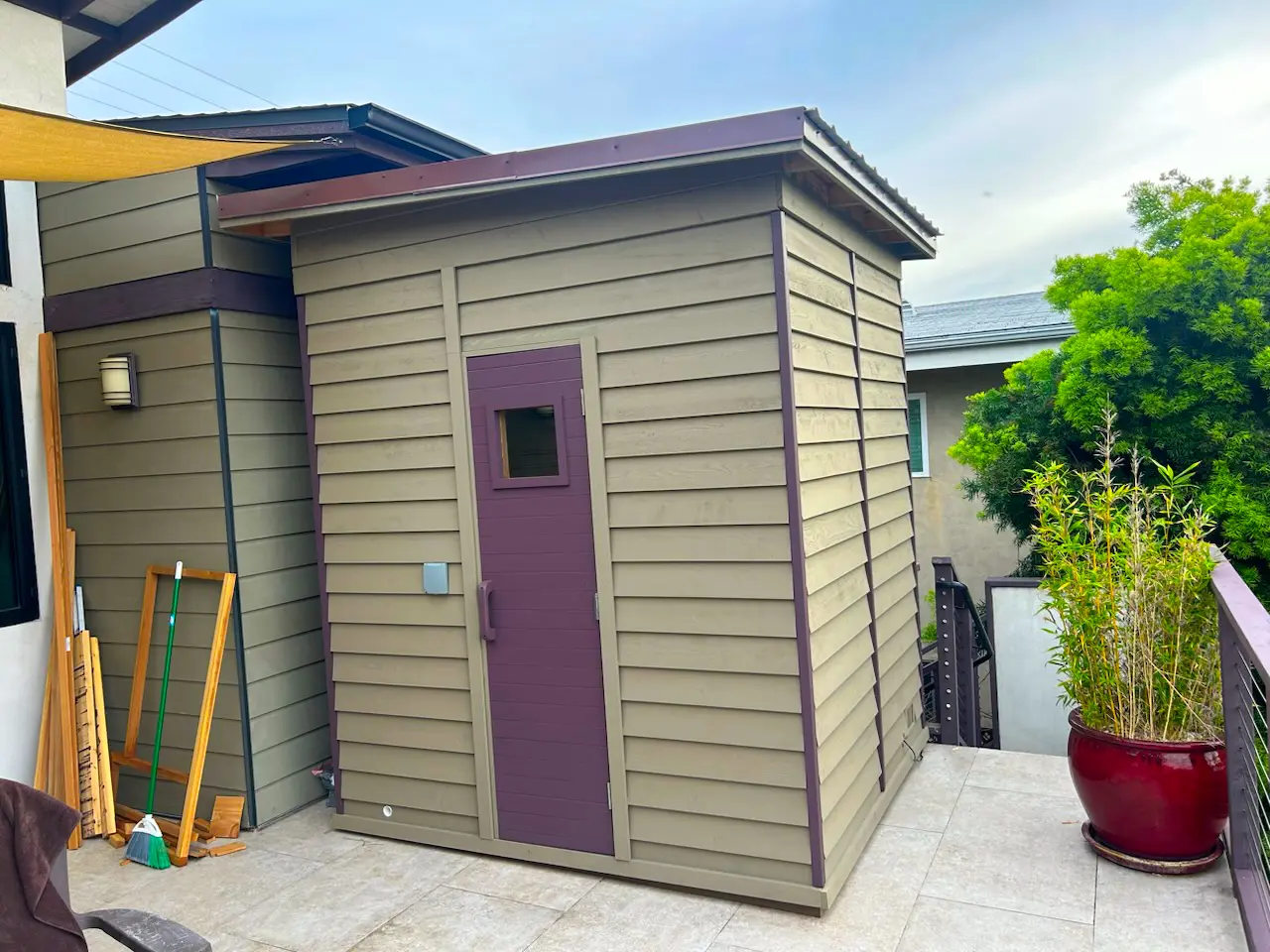 6x7 Outdoor Trumpkin Sauna Kit / Freestanding Pre-Fab Modular | Cedarbrook Sauna 6X7OPF