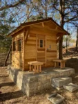 7×8 Outdoor Sauna Kit / Freestanding Pre-Fab Modular