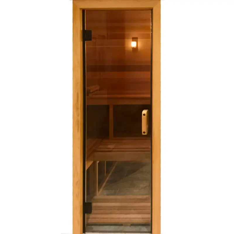 EL 10 All Glass Sauna Door / 26x72 RO | Cedarbrook Sauna + Steam EL10-26X72