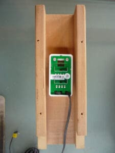 Sauna Sensor for SC Control behind wood