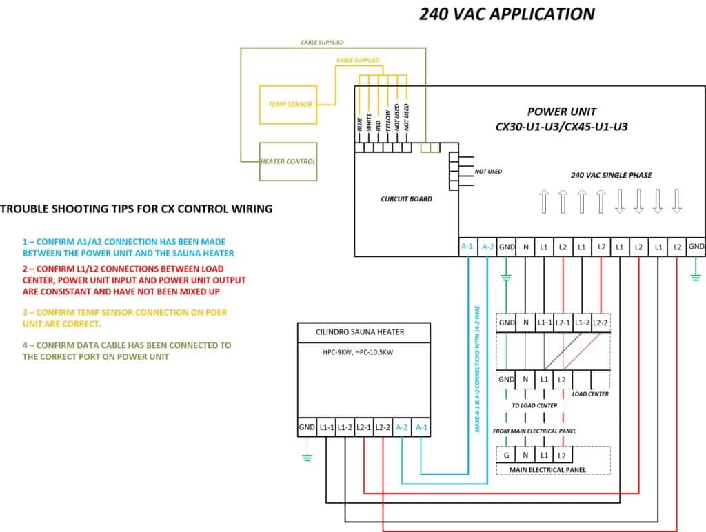 Cilindro Wiring Diagram 9 and 11 kw