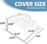 access control rain cover dims